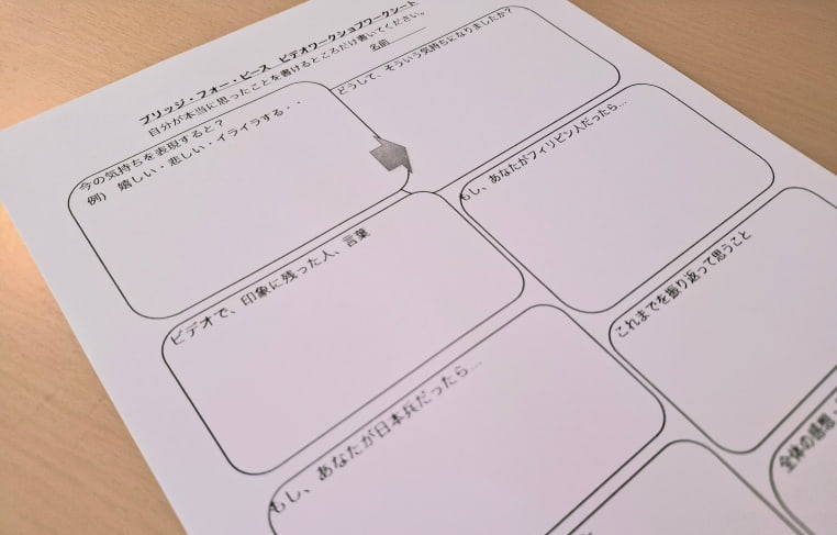 ワークシート記入